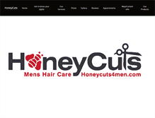 Tablet Screenshot of honeycuts4men.com